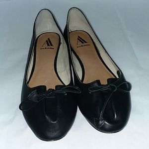 Leather flats